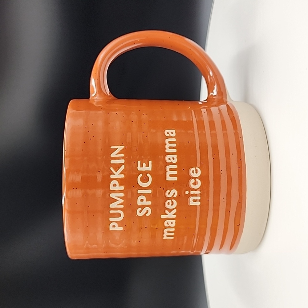 Pumpkin Spice Makes Mama Nice Coffee Tea Mug by Place & Time Golden Hour 16 oz